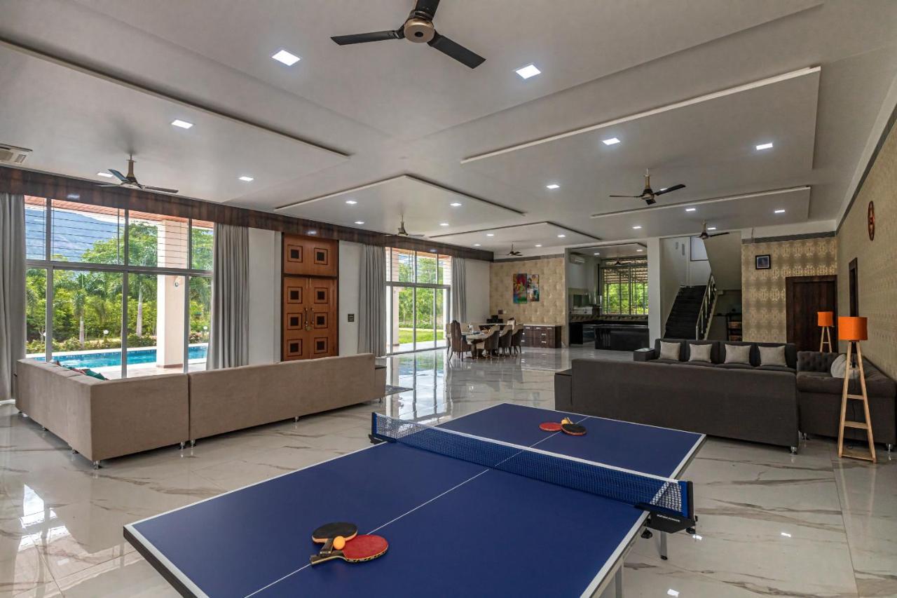 Saffronstays Odyssey, Karjat - 10 Acres Pet-Friendly Estate With Swimming Pool Chinchavli Exteriér fotografie