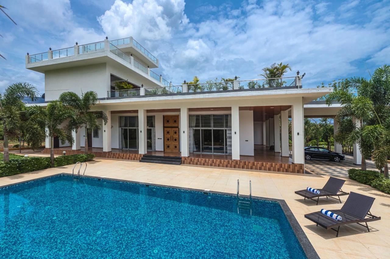 Saffronstays Odyssey, Karjat - 10 Acres Pet-Friendly Estate With Swimming Pool Chinchavli Exteriér fotografie