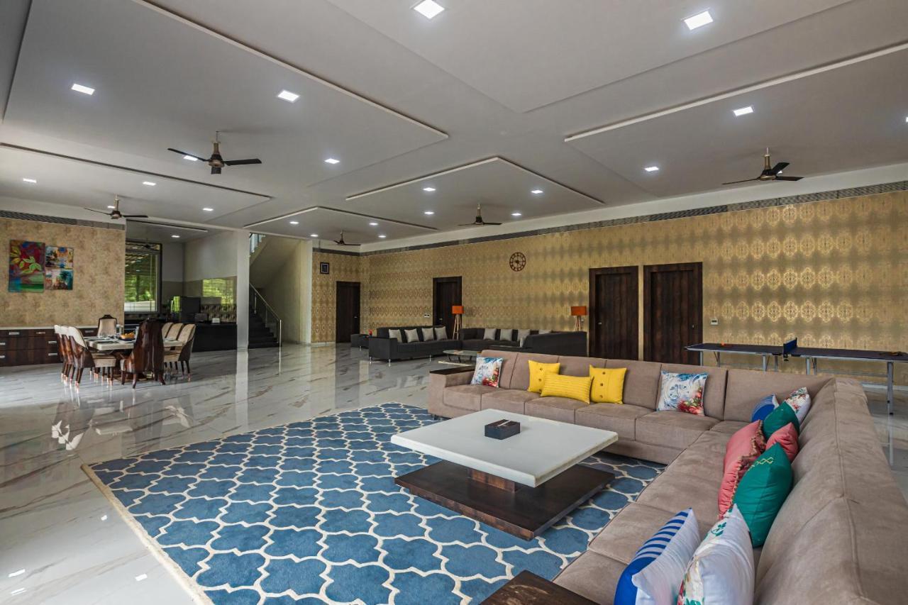 Saffronstays Odyssey, Karjat - 10 Acres Pet-Friendly Estate With Swimming Pool Chinchavli Exteriér fotografie