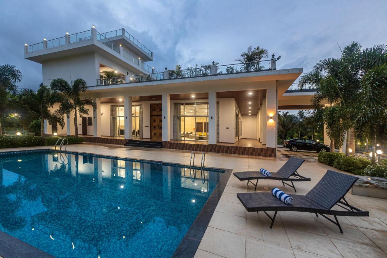Saffronstays Odyssey, Karjat - 10 Acres Pet-Friendly Estate With Swimming Pool Chinchavli Exteriér fotografie