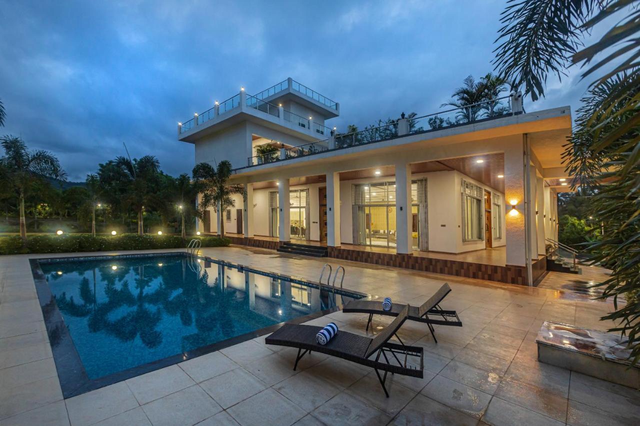 Saffronstays Odyssey, Karjat - 10 Acres Pet-Friendly Estate With Swimming Pool Chinchavli Exteriér fotografie